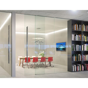 HAWA PORTA 100 GWF Sliding Doors and Fixed Glass Partition System
